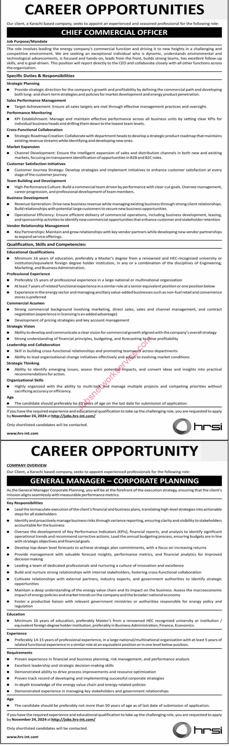 Human Resource Solutions International HRSI Jobs 2024